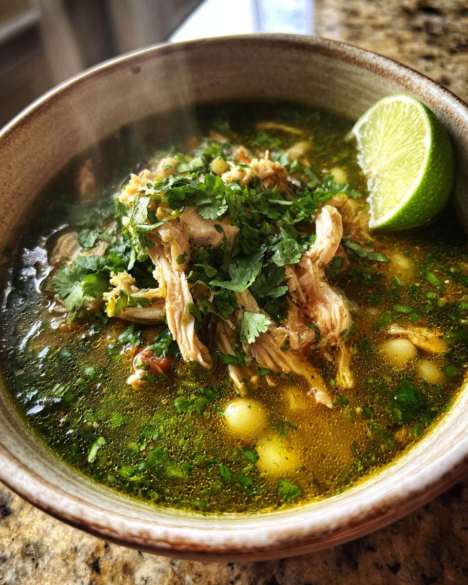 Chicken Pozole Verde - detail 2
