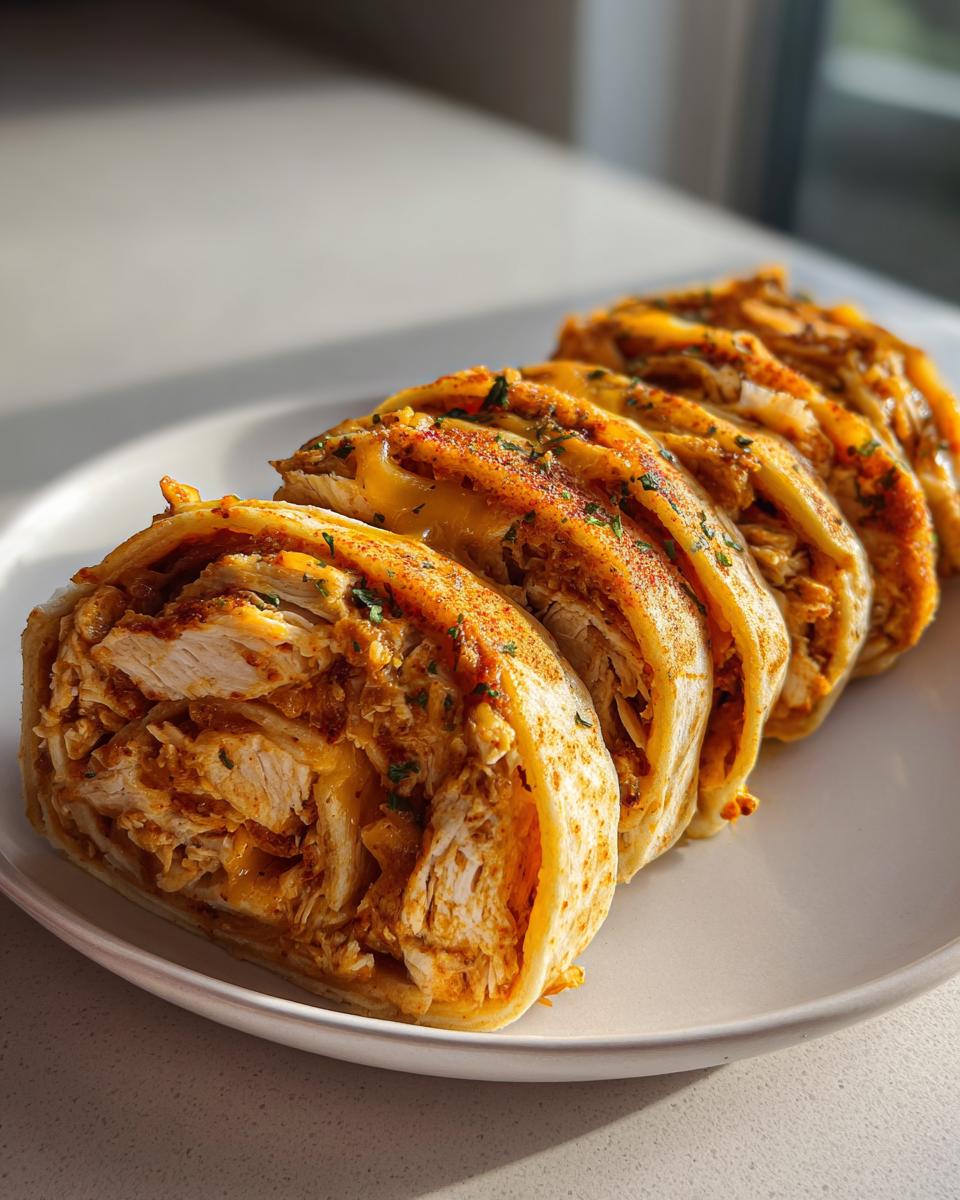 Chicken Taco Pinwheels - detail 2