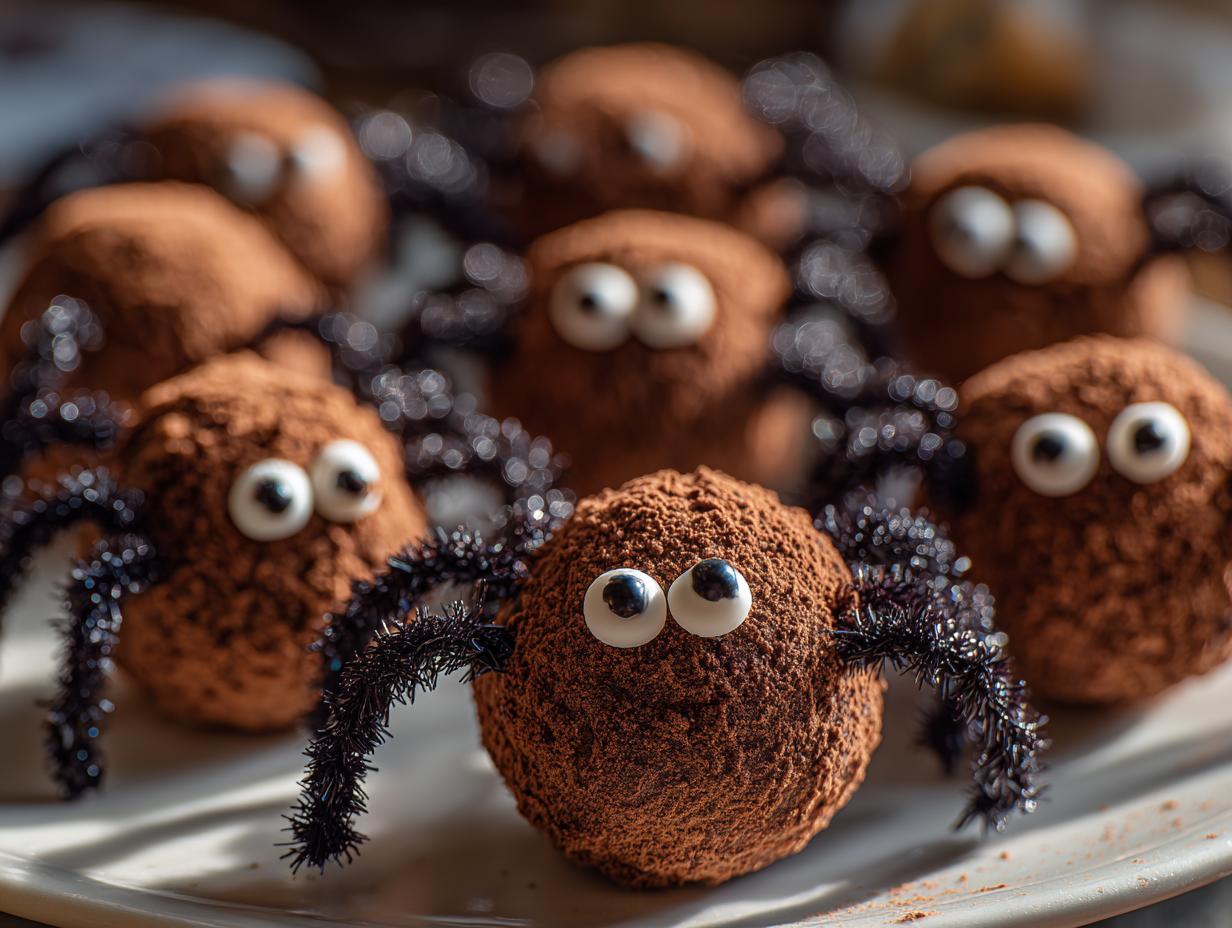 Chocolate Spider Truffles