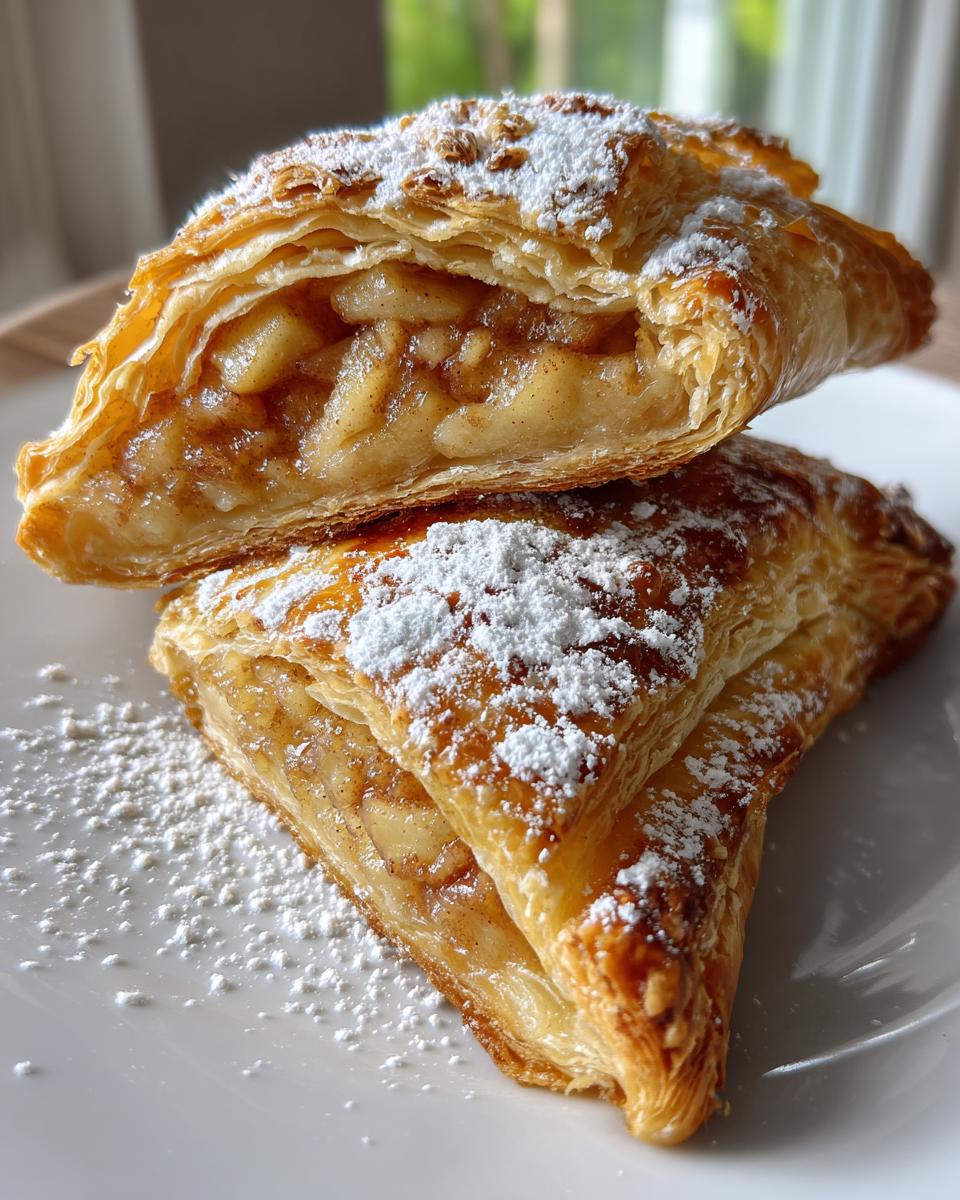 Classic Apple Turnovers with Puff Pastry - detail 3