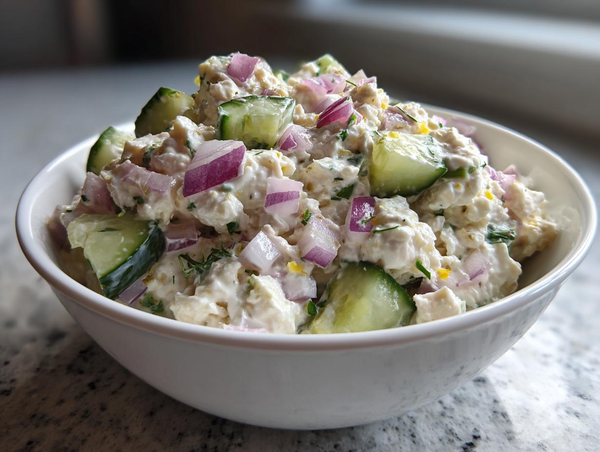 Cottage Cheese Tuna Salad