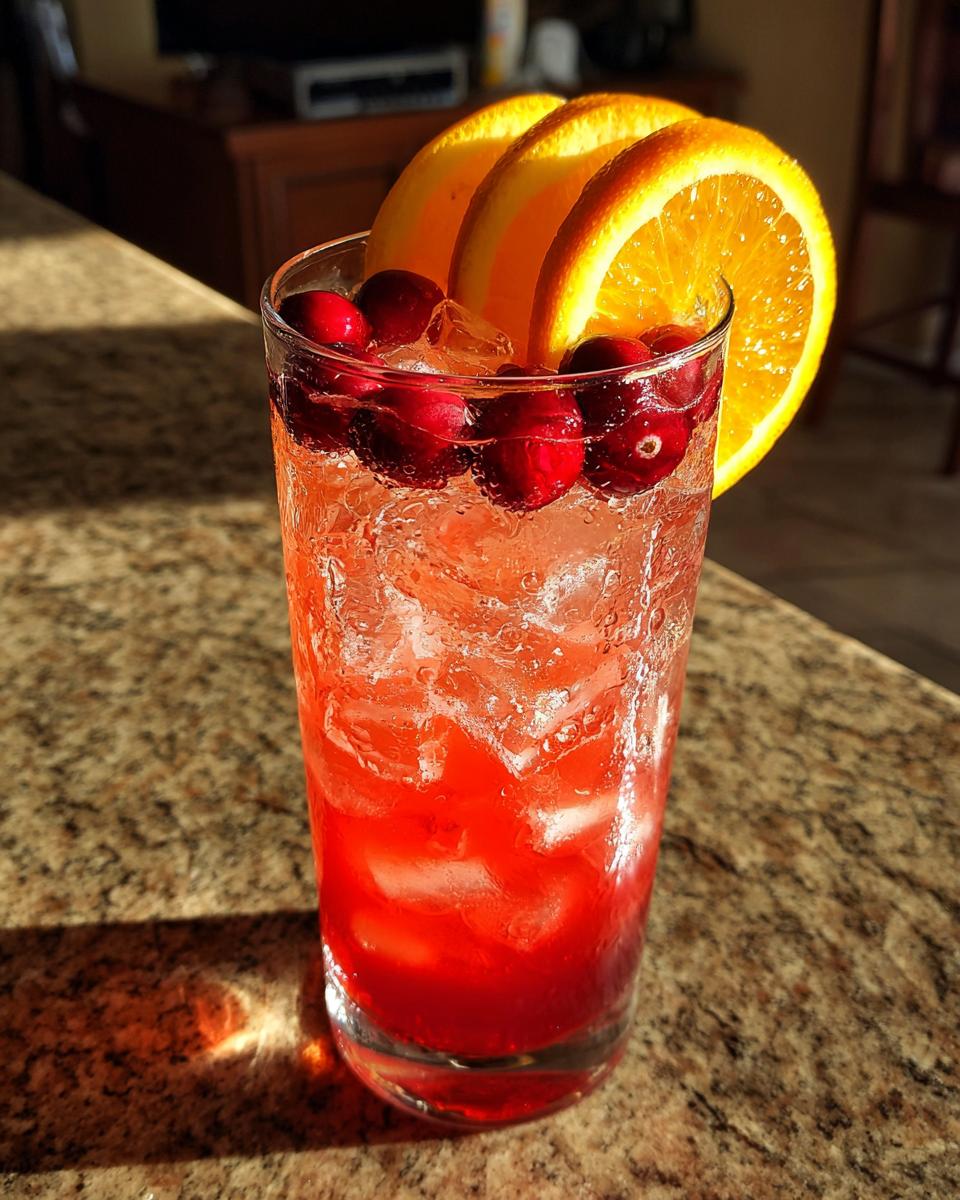 Cranberry Orange Mocktail - detail 1