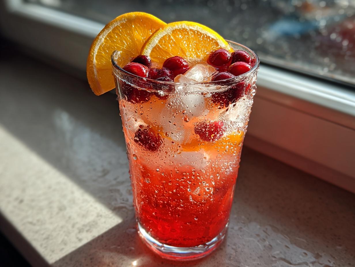 Cranberry Orange Mocktail