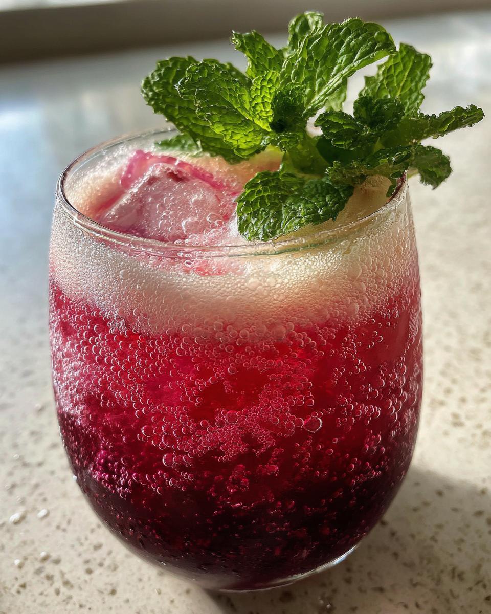 Creamy Pomegranate Mocktail - detail 4