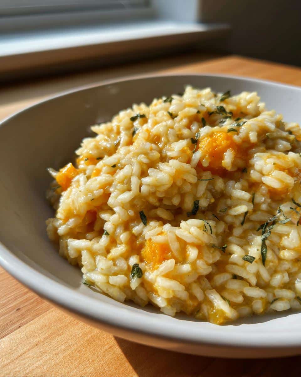 Creamy Pumpkin Sage Risotto - detail 1