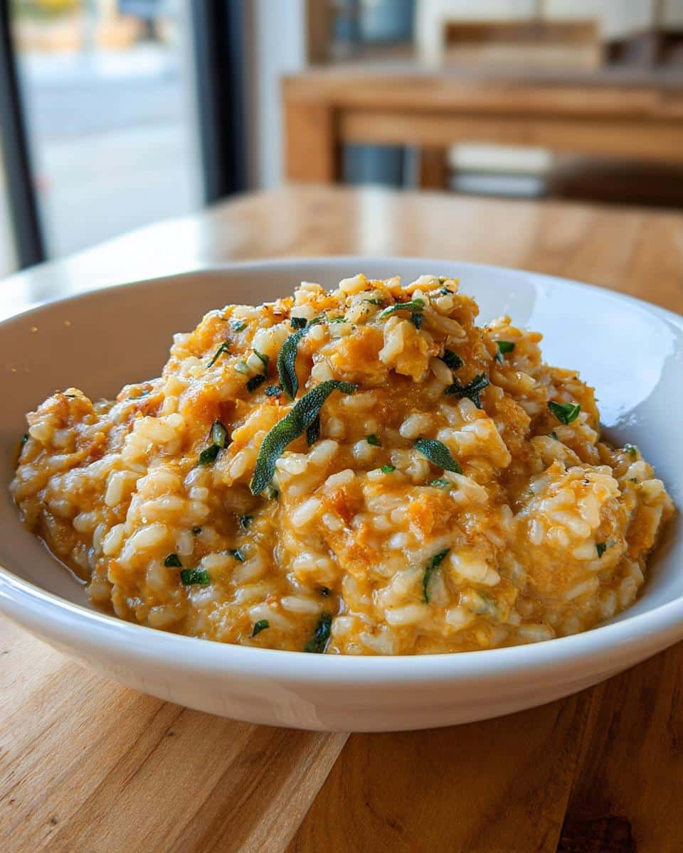 Creamy Pumpkin Sage Risotto - detail 2