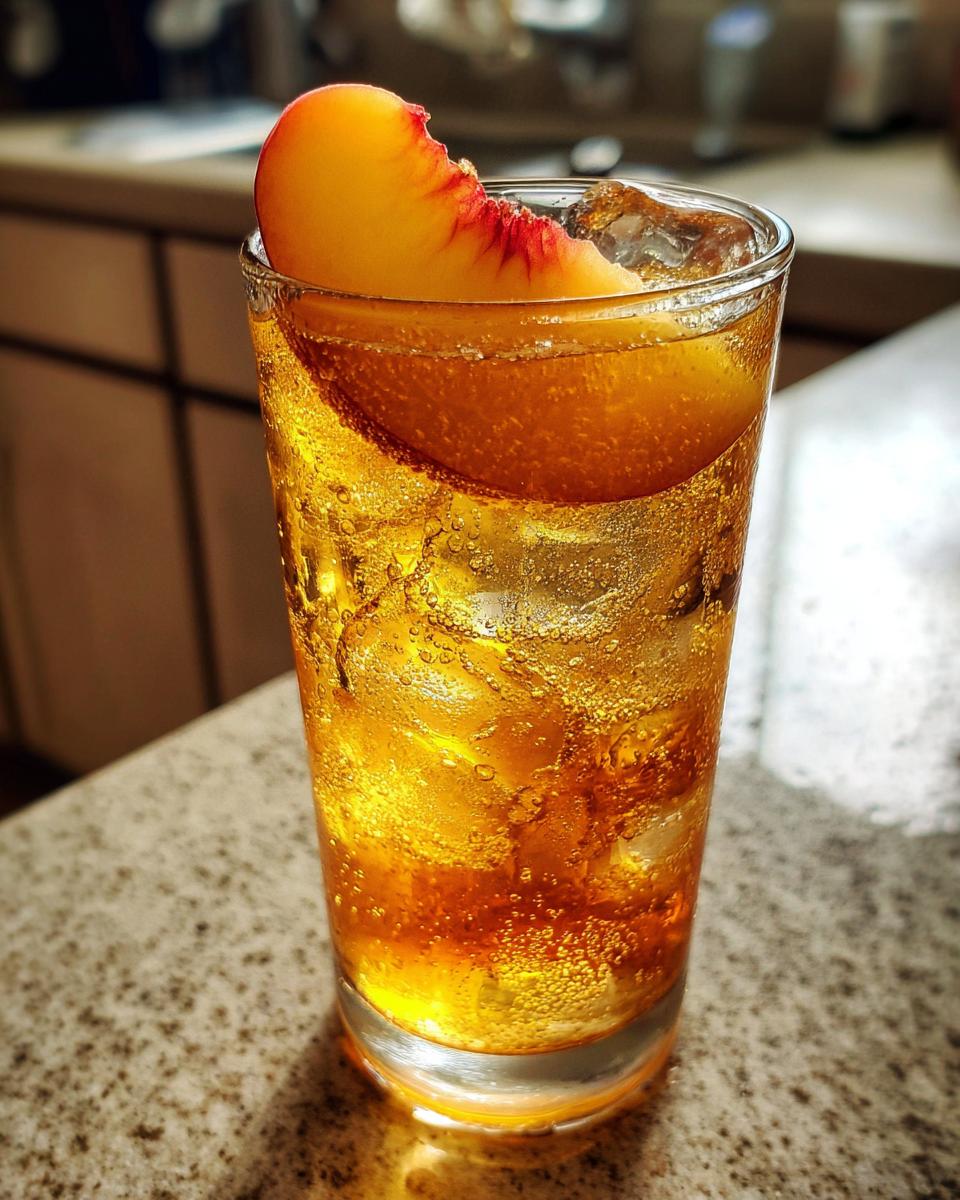 5-Minute Crown Royal Peach Cocktails - Blissful Summer Sip 5 Crown Royal Peach Cocktails - detail 1