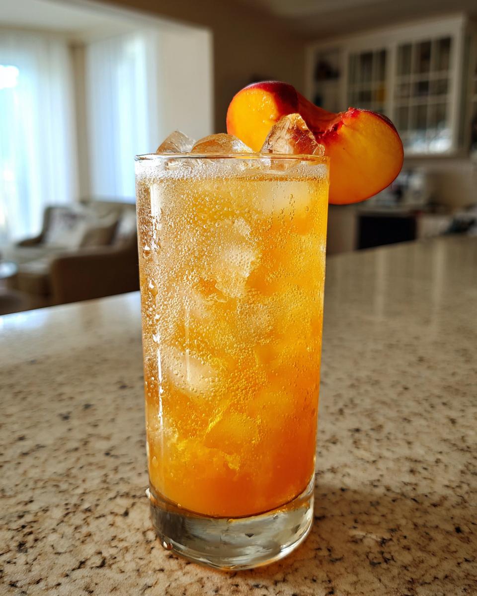 5-Minute Crown Royal Peach Cocktails - Blissful Summer Sip 6 Crown Royal Peach Cocktails - detail 2