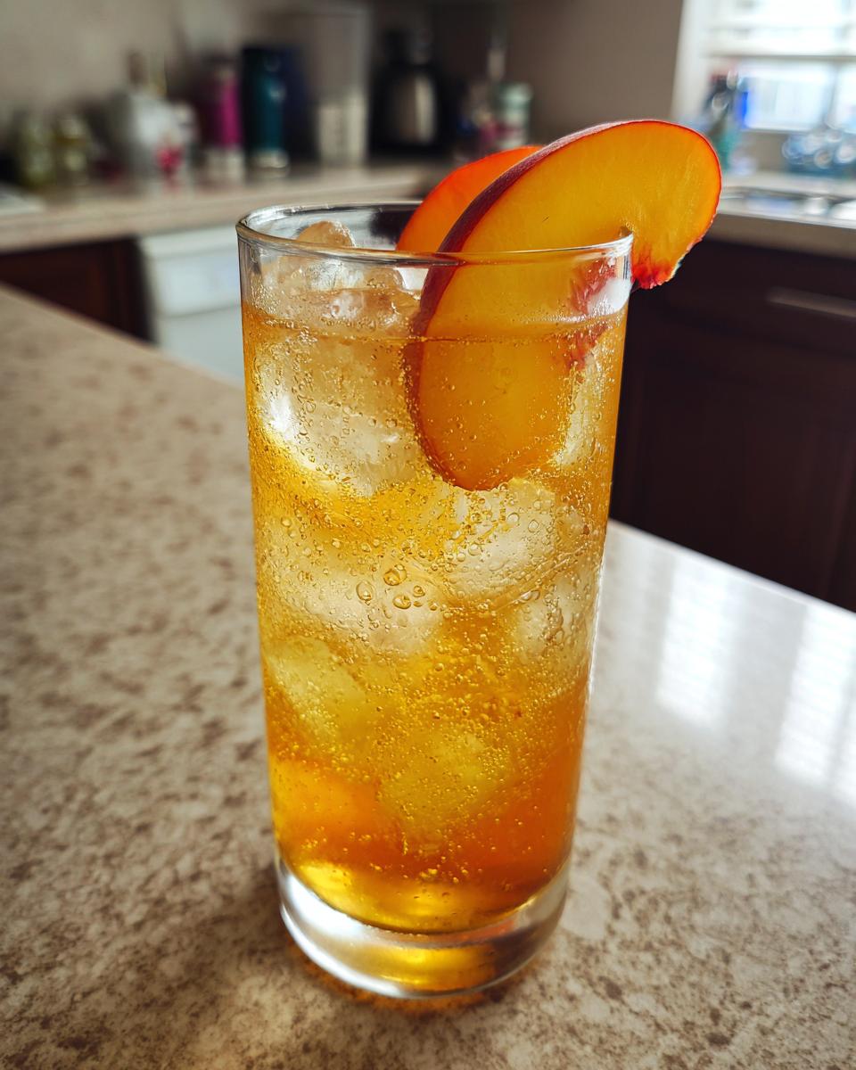 5-Minute Crown Royal Peach Cocktails - Blissful Summer Sip 7 Crown Royal Peach Cocktails - detail 3