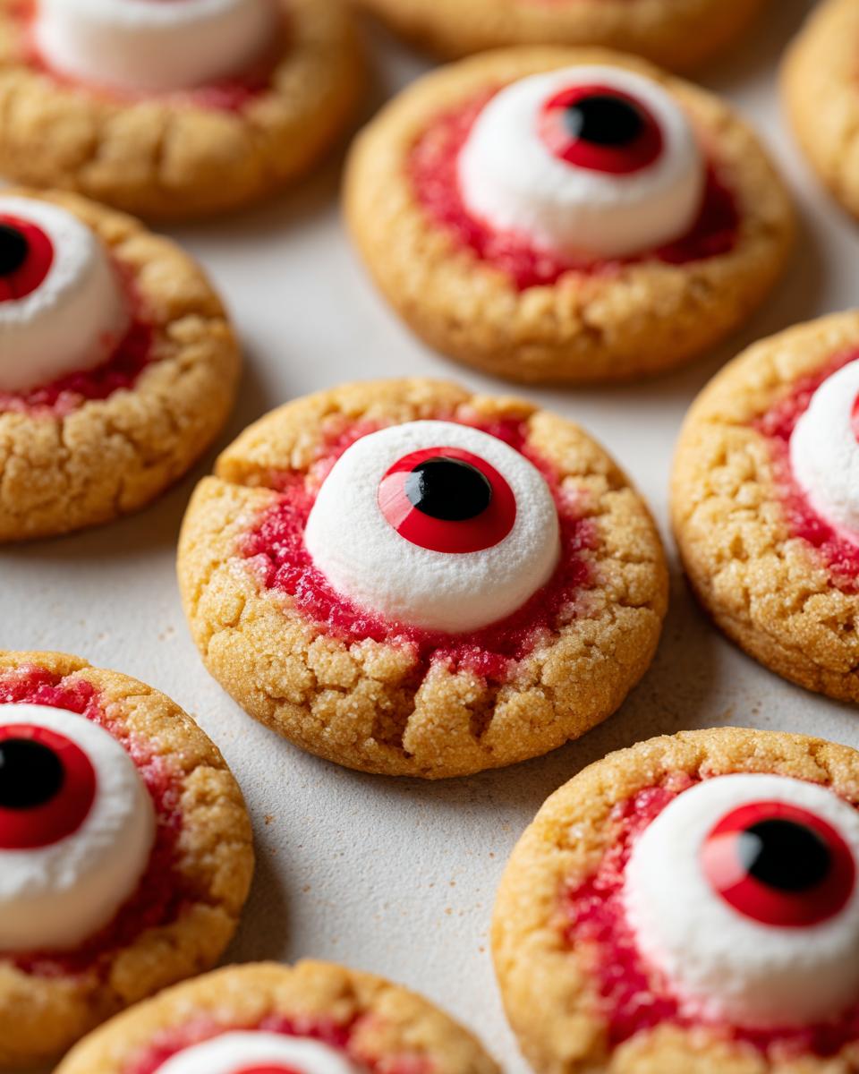 Scary-Easy 3-Ingredient Cyclops Eyeball Cookies Recipe 9 Cyclops Eyeball Cookies - detail 4