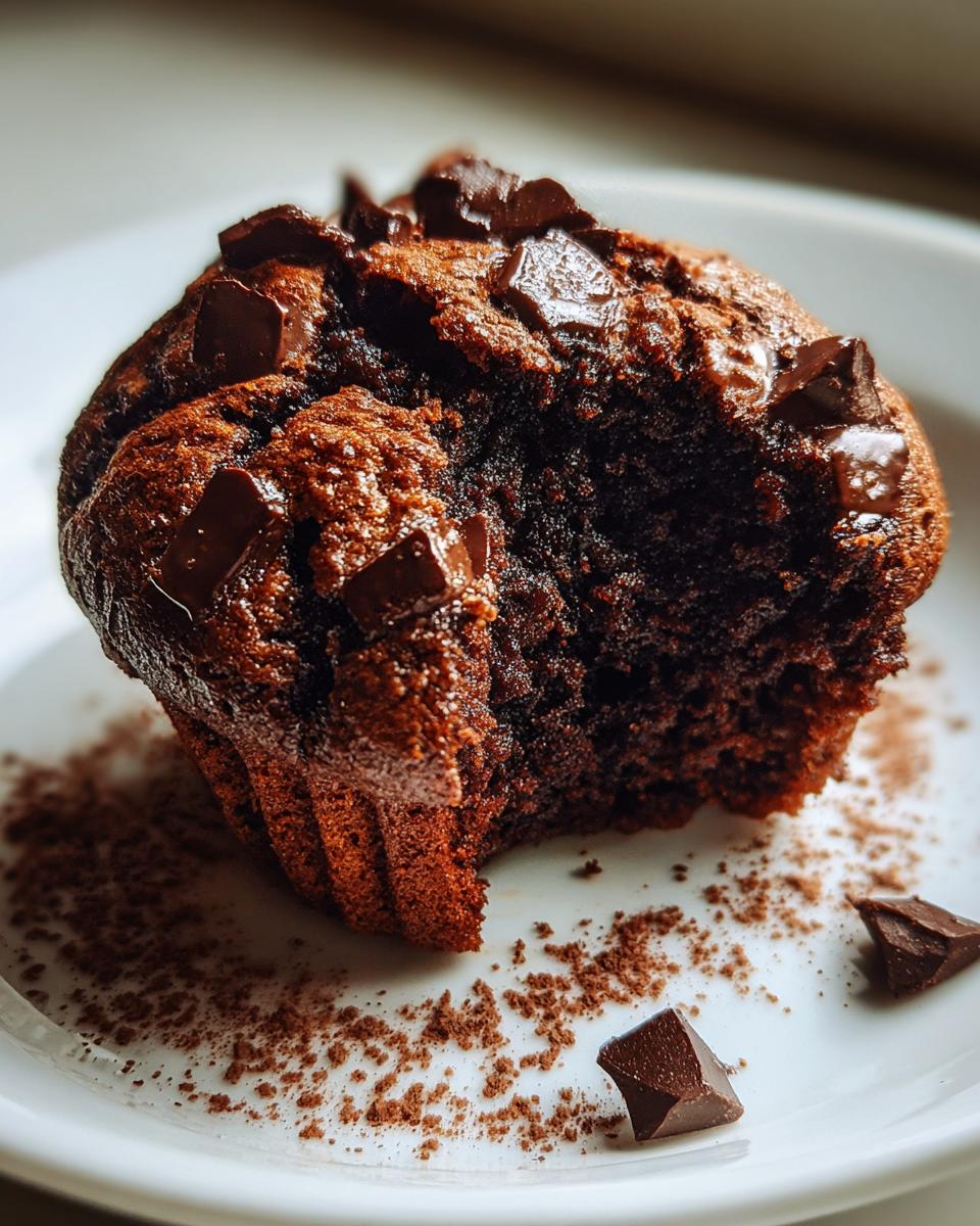 Double Chocolate Espresso Muffins - detail 2