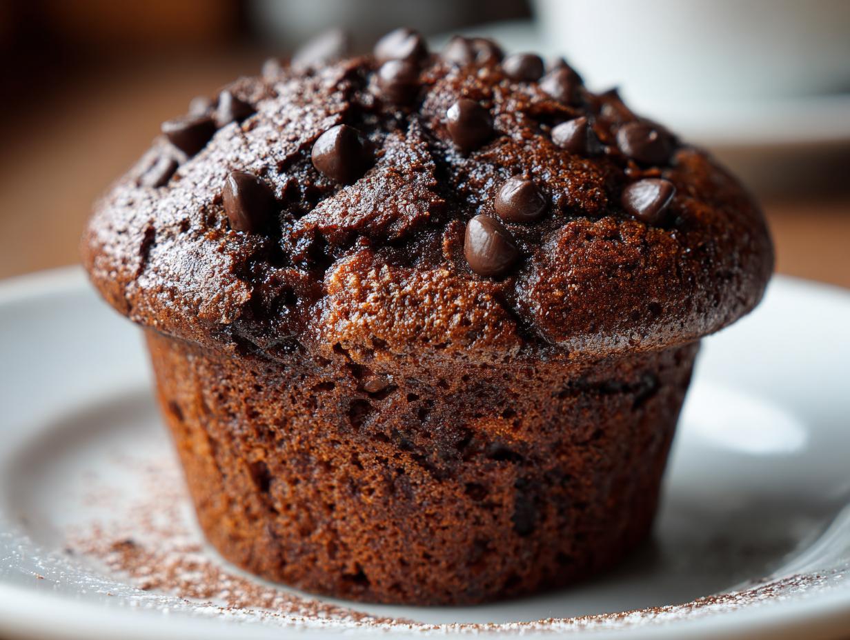Double Chocolate Espresso Muffins