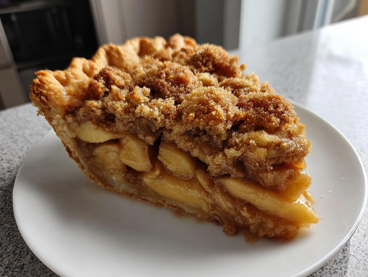 Dutch Apple Pie with Crumb Topping