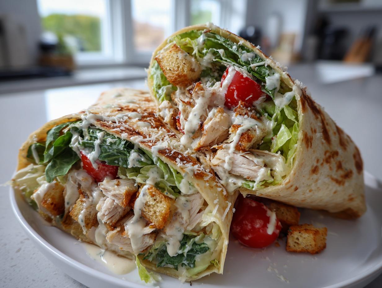 Erewhon Chicken Caesar Wrap