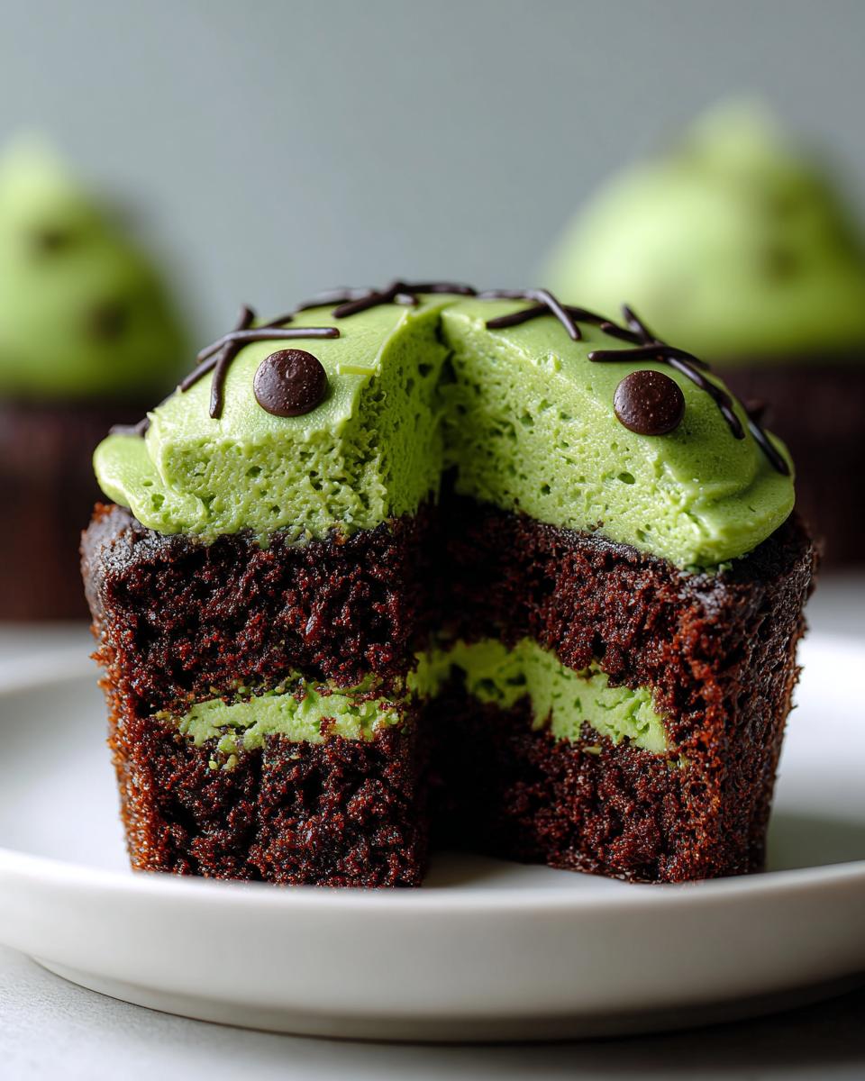 Spooktacular Frankenstein Cupcakes That'll Steal the Show in Just 30 Minutes! 6 Frankenstein Cupcakes - detail 1