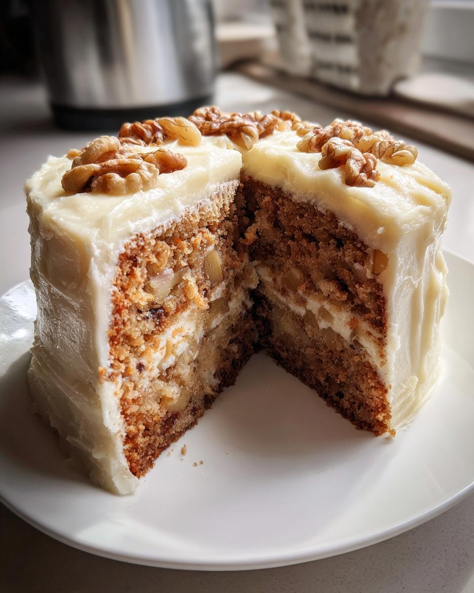 Fresh Apple Cake with Cream Cheese Frosting - detail 2