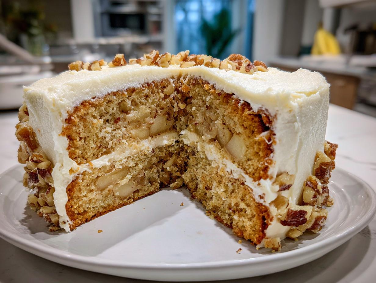 Fresh Apple Cake with Cream Cheese Frosting