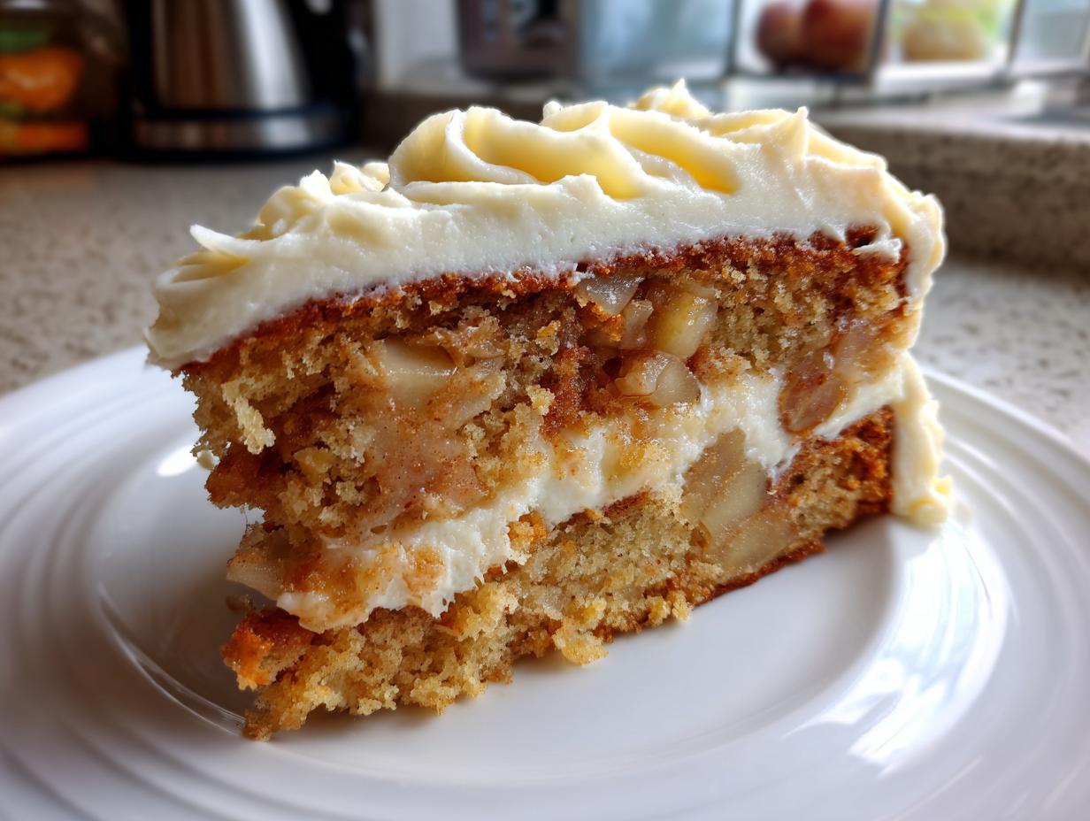 Fresh Apple Cake with Cream Cheese Frosting