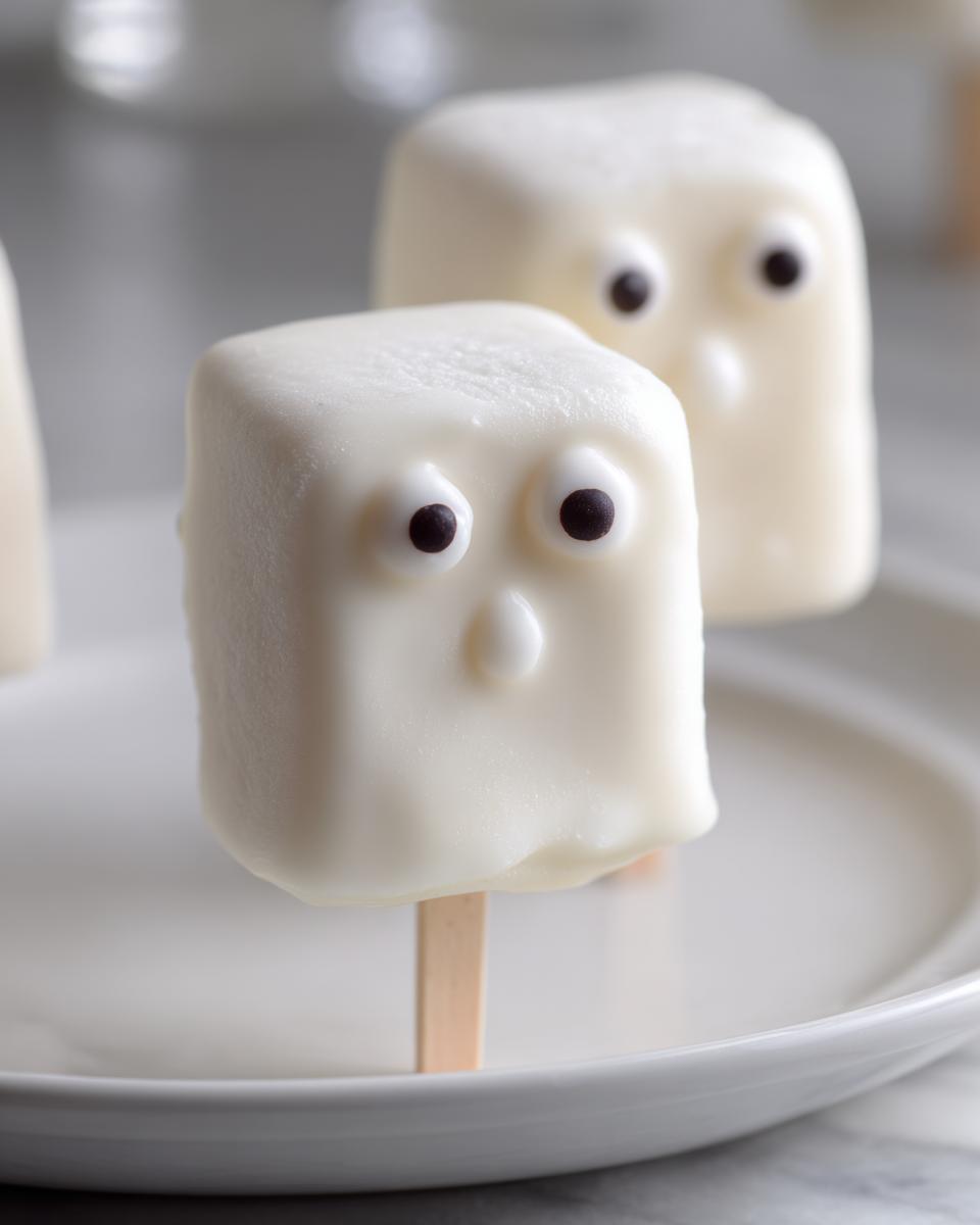 Ghost Marshmallow Pops - detail 2