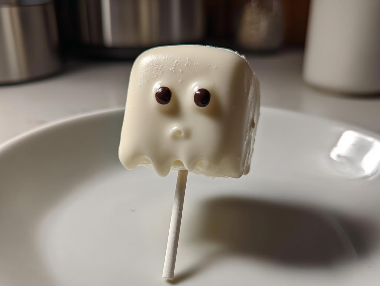 Ghost Marshmallow Pops