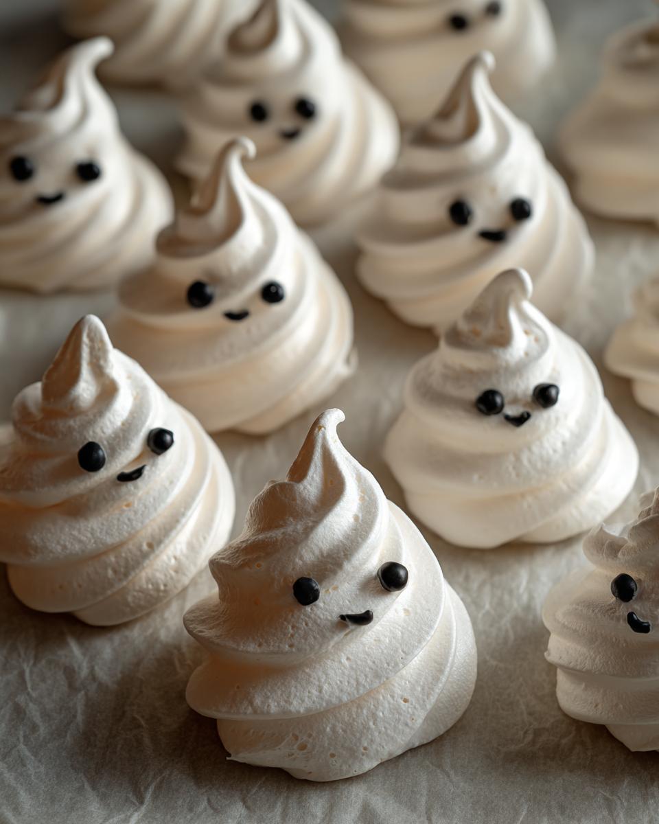 Ghost Meringue Cookies - detail 1