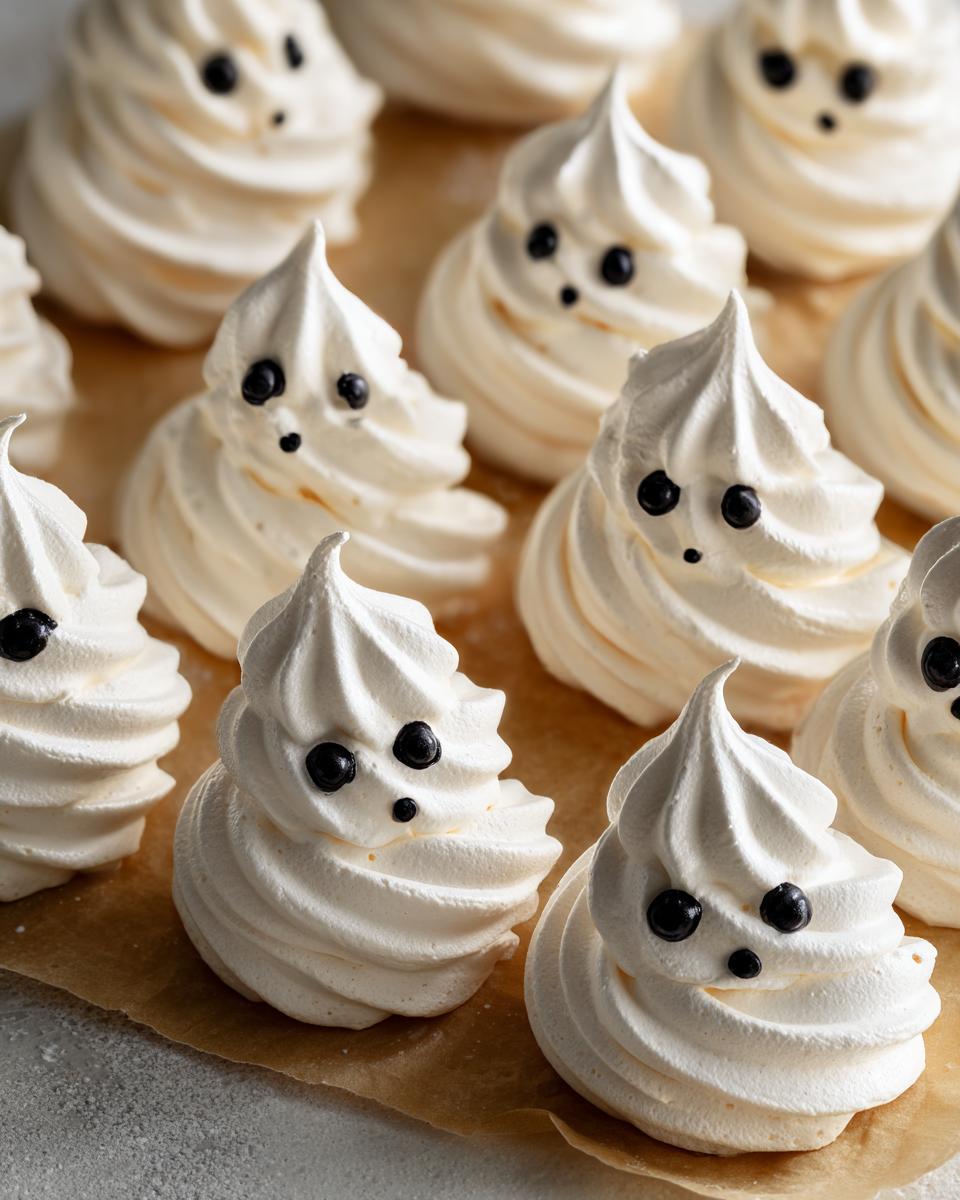 Ghost Meringue Cookies - detail 3