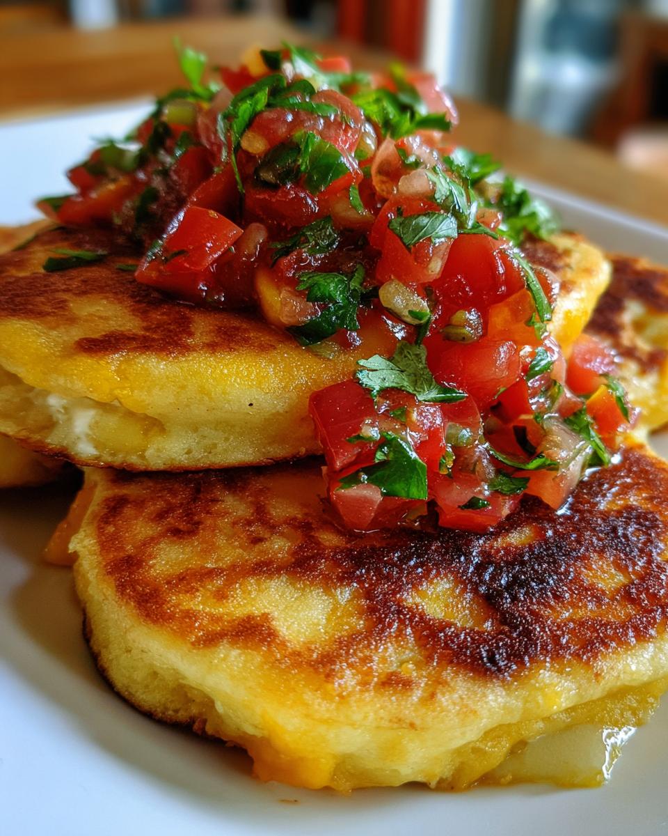 Gorditas with Cheese & Salsa - detail 3