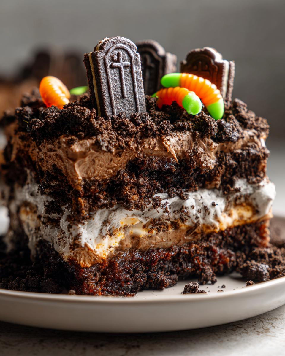 Spooky Graveyard Dirt Cake That Haunts Taste Buds 9 Graveyard Dirt Cake - detail 4