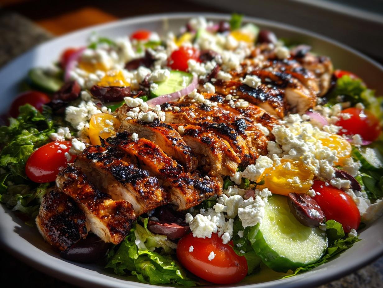 Greek Grilled Chicken Salad