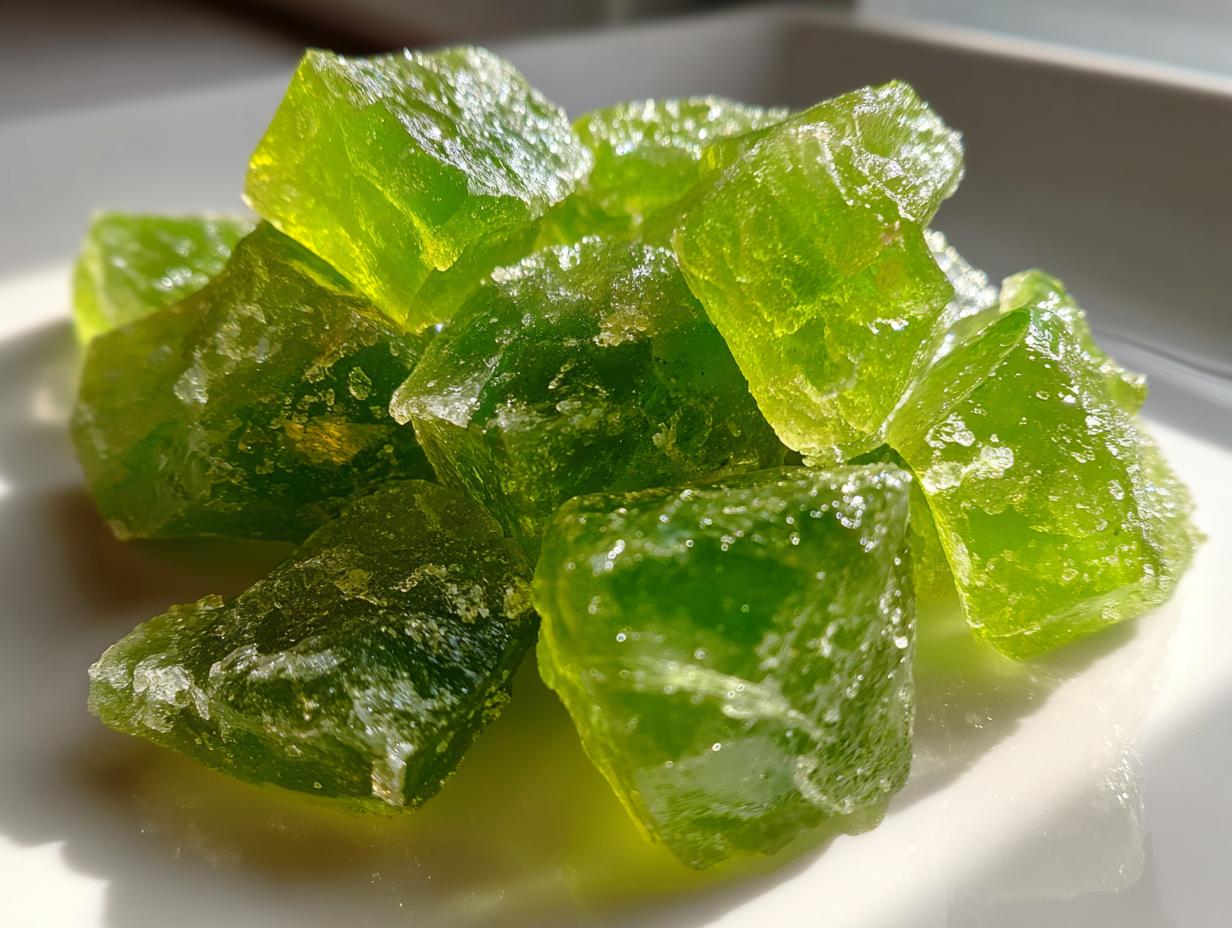 Green Slime Rock Candy