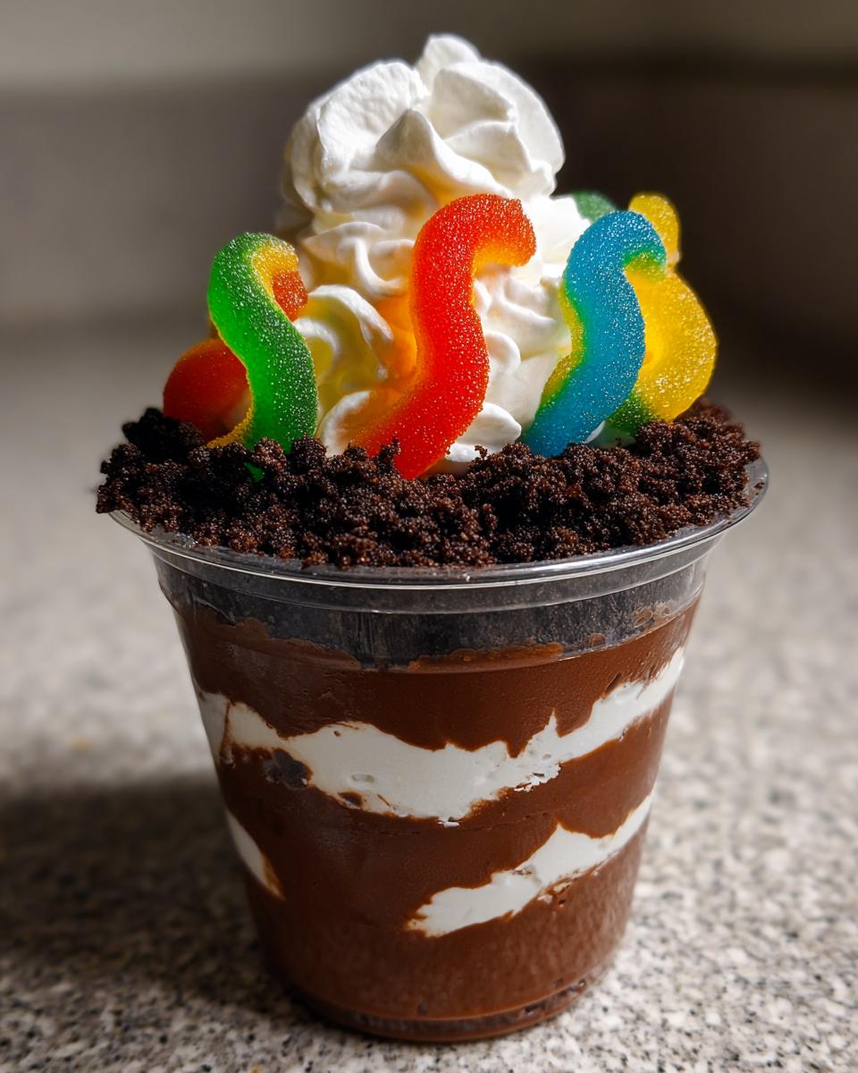 Gummy Worm Dirt Cups - detail 4