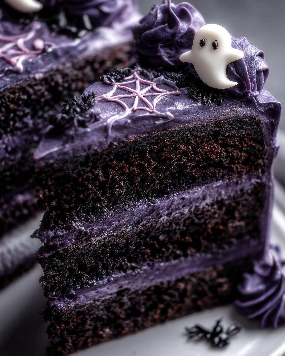 Scary-Good Haunted House Layer Cake for Halloween 8 Haunted House Layer Cake - detail 3