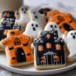 Spooky and Simple 6-Ingredient Haunted House Scene Cookies 10 Haunted House Scene Cookies