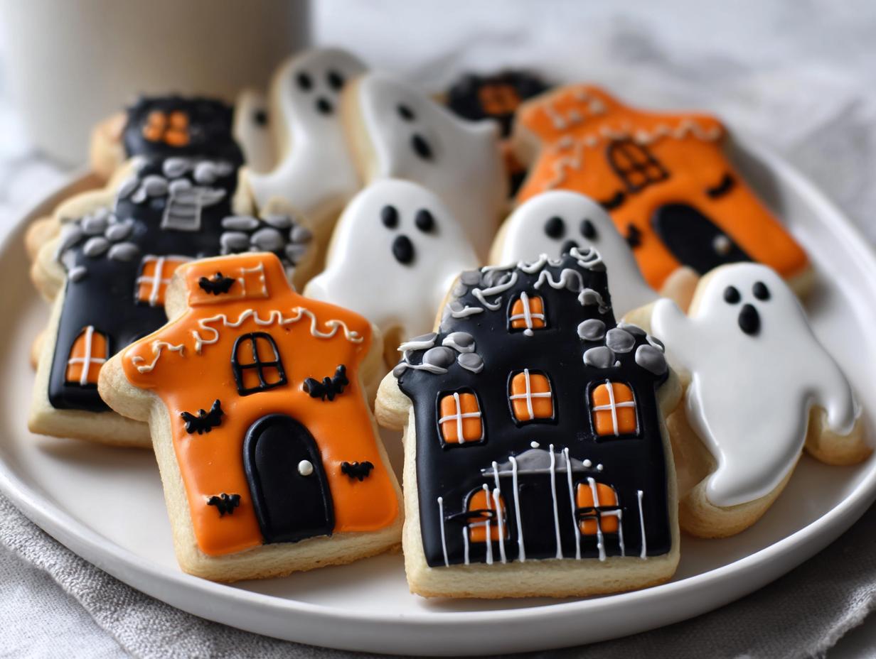 Haunted House Scene Cookies