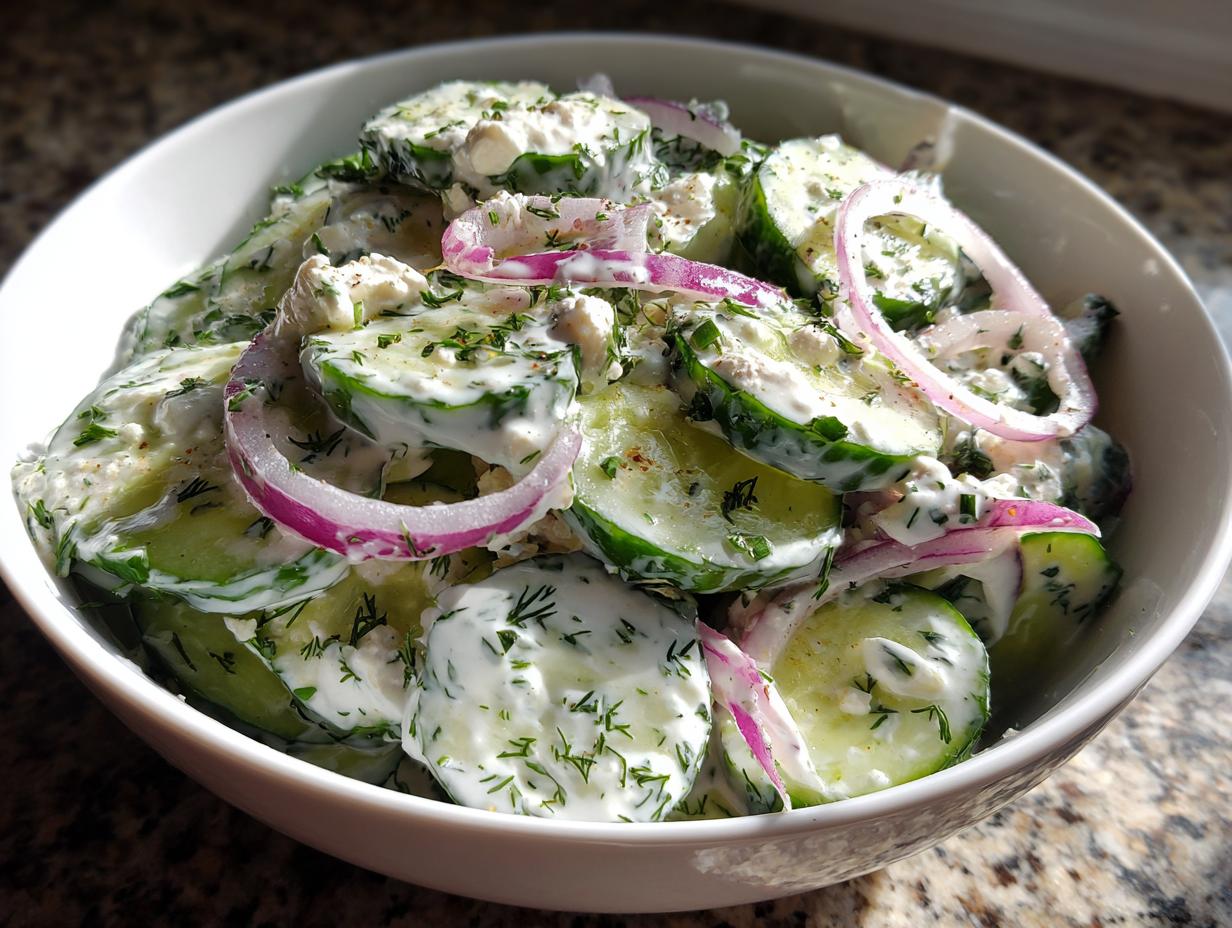 High-Protein Cucumber Salad
