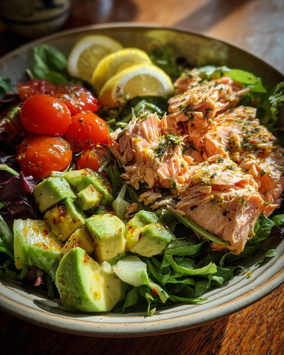 High-Protein Salmon Salad - detail 2