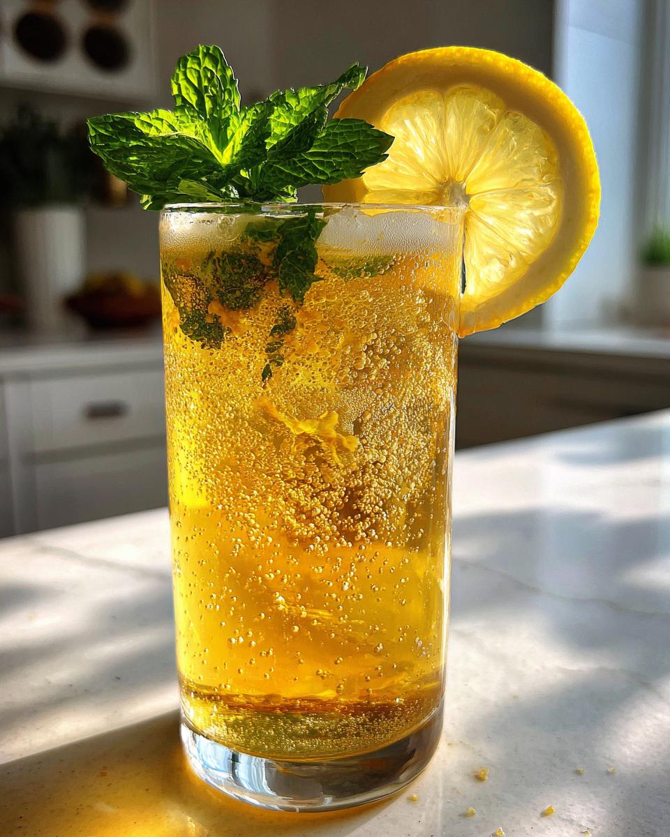 5-Minute Lemon Ginger Mocktail Spritz: Insanely Refreshing & Easy 4 Lemon Ginger Mocktail Spritz - detail 1