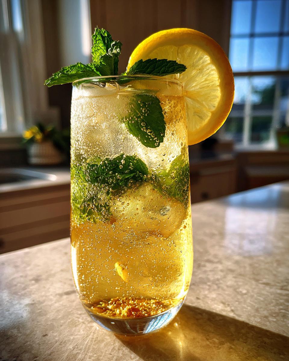 5-Minute Lemon Ginger Mocktail Spritz: Insanely Refreshing & Easy 5 Lemon Ginger Mocktail Spritz - detail 2