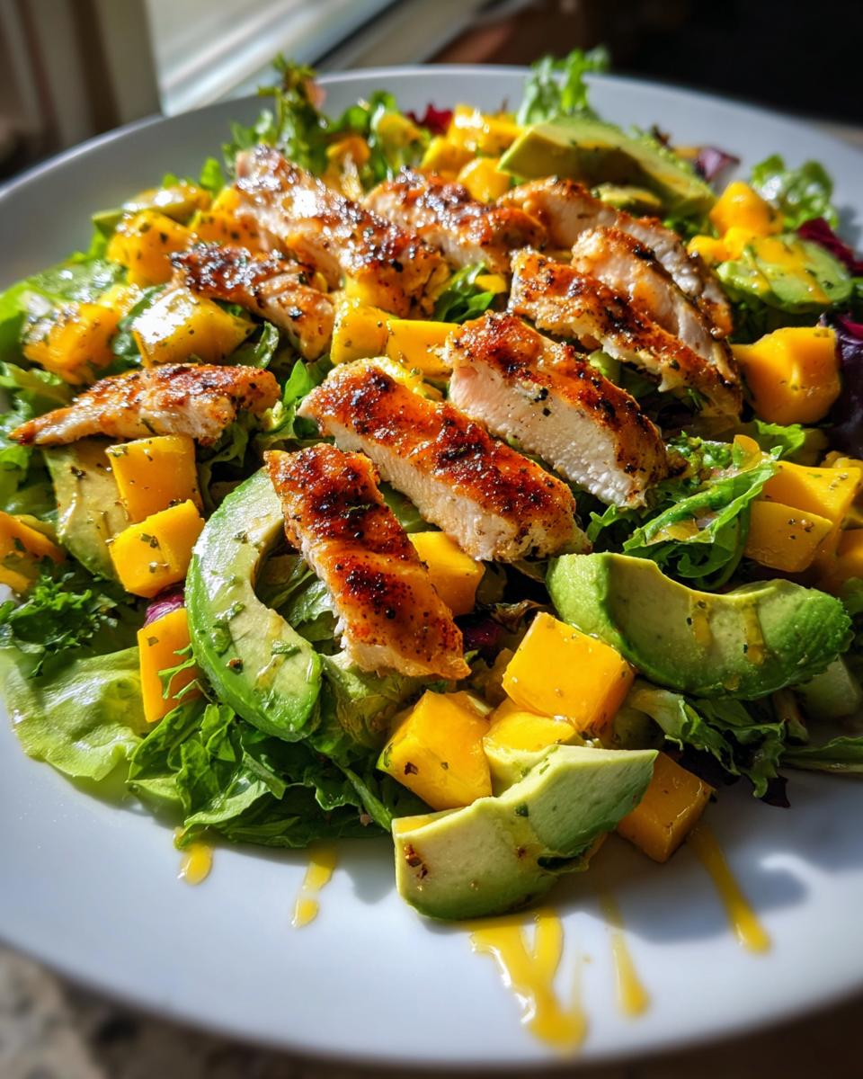 Mango Grilled Chicken Salad: 30-Minute Summer Bliss Recipe 6 Mango Grilled Chicken Salad - detail 1