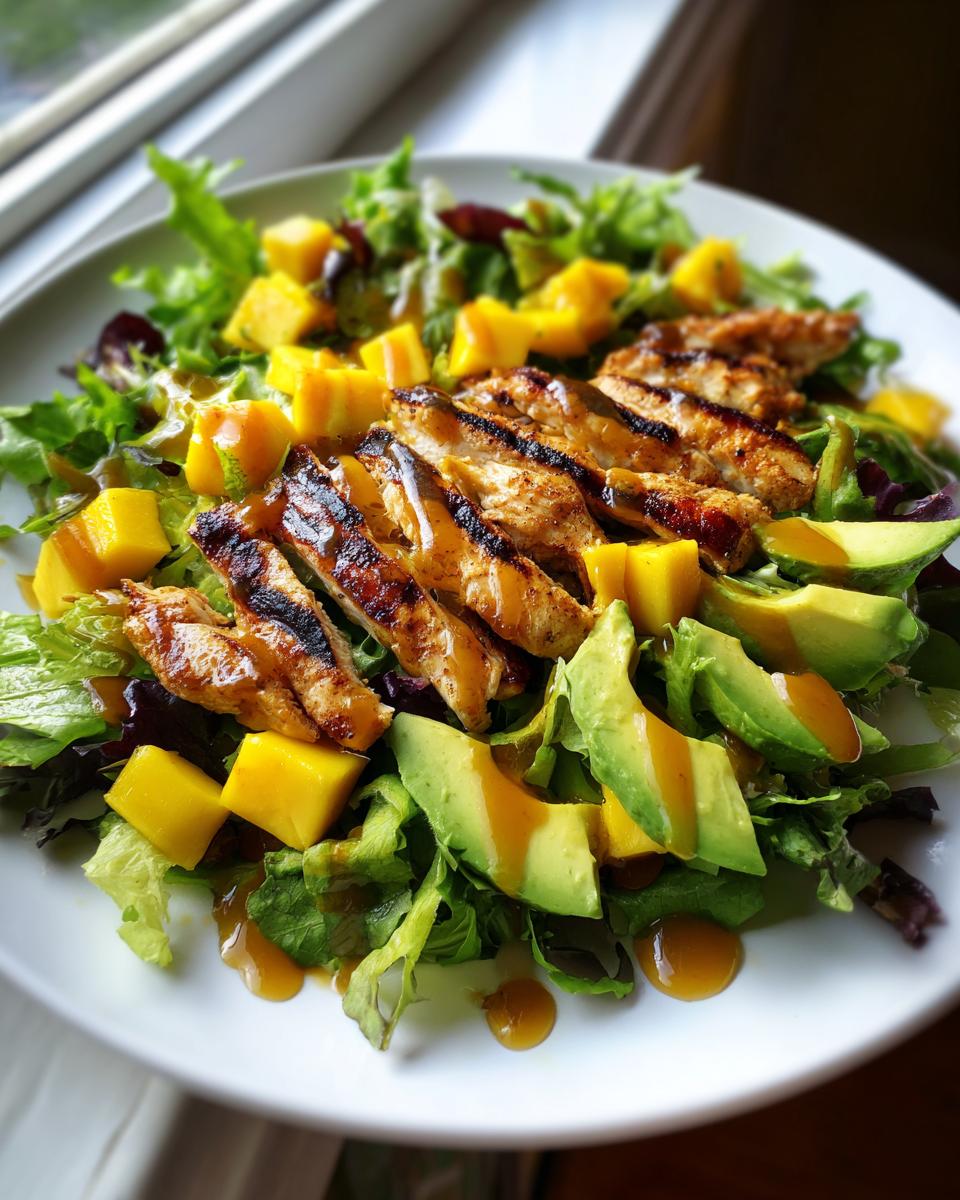 Mango Grilled Chicken Salad: 30-Minute Summer Bliss Recipe 8 Mango Grilled Chicken Salad - detail 3