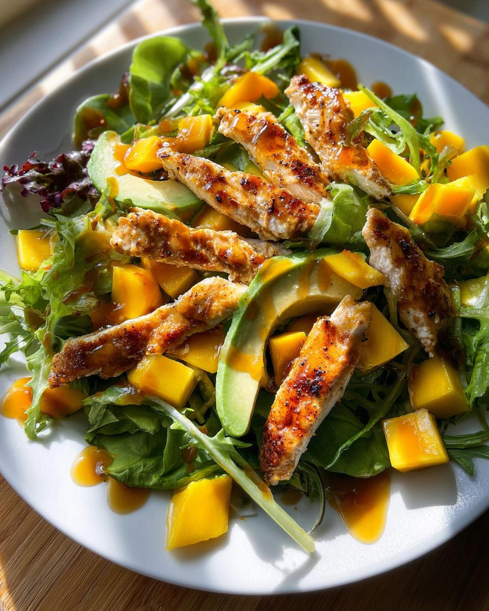 Mango Grilled Chicken Salad: 30-Minute Summer Bliss Recipe 9 Mango Grilled Chicken Salad - detail 4