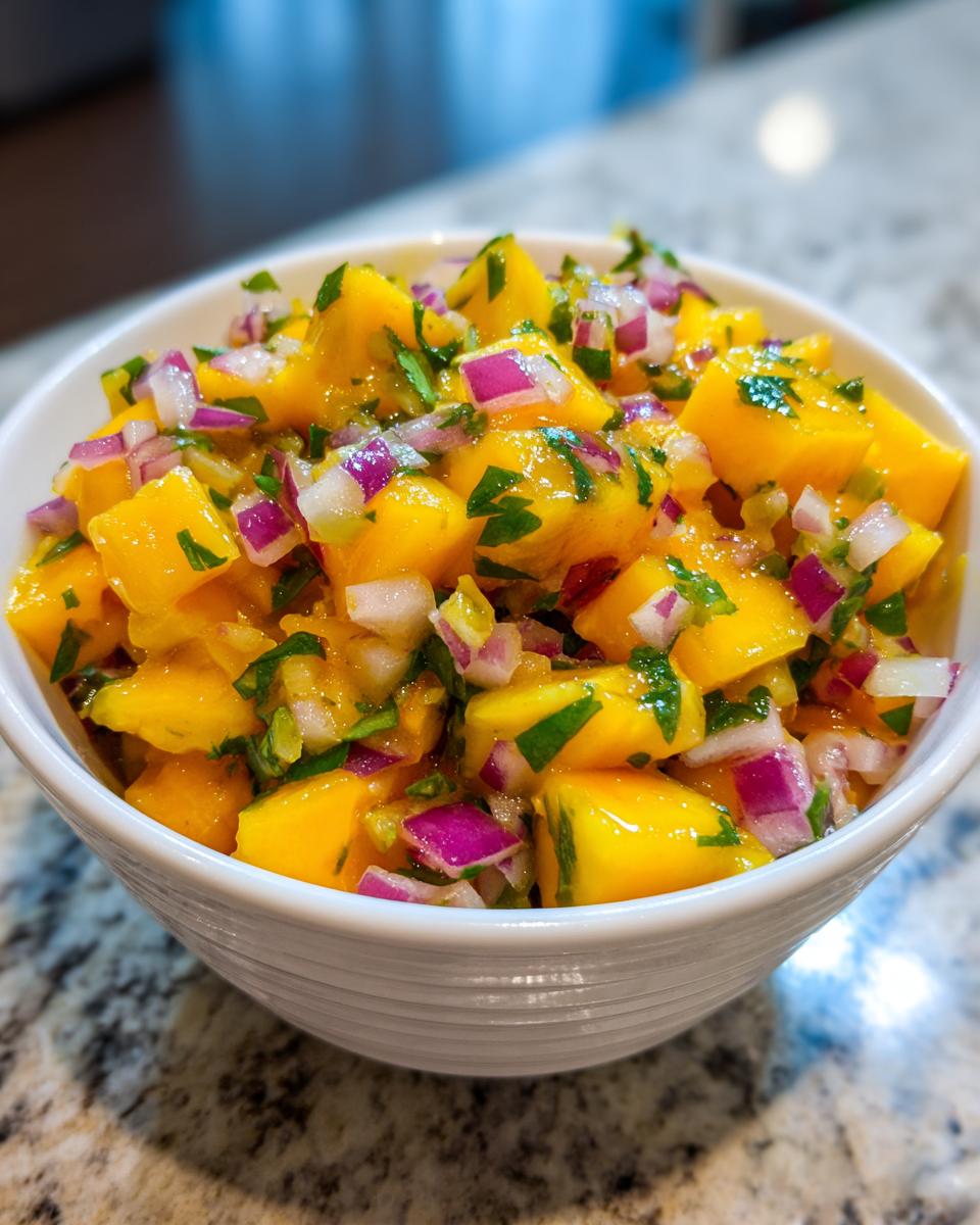 10-Minute Mango Pineapple Salsa: Tropical Bliss in Every Bite 4 Mango Pineapple Salsa - detail 1