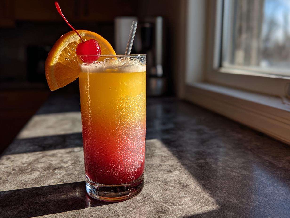 Mermaid Sunrise Mocktail