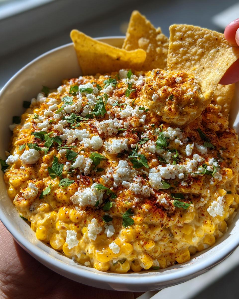 Mexican Street Corn Dip (Elote Dip) - detail 1