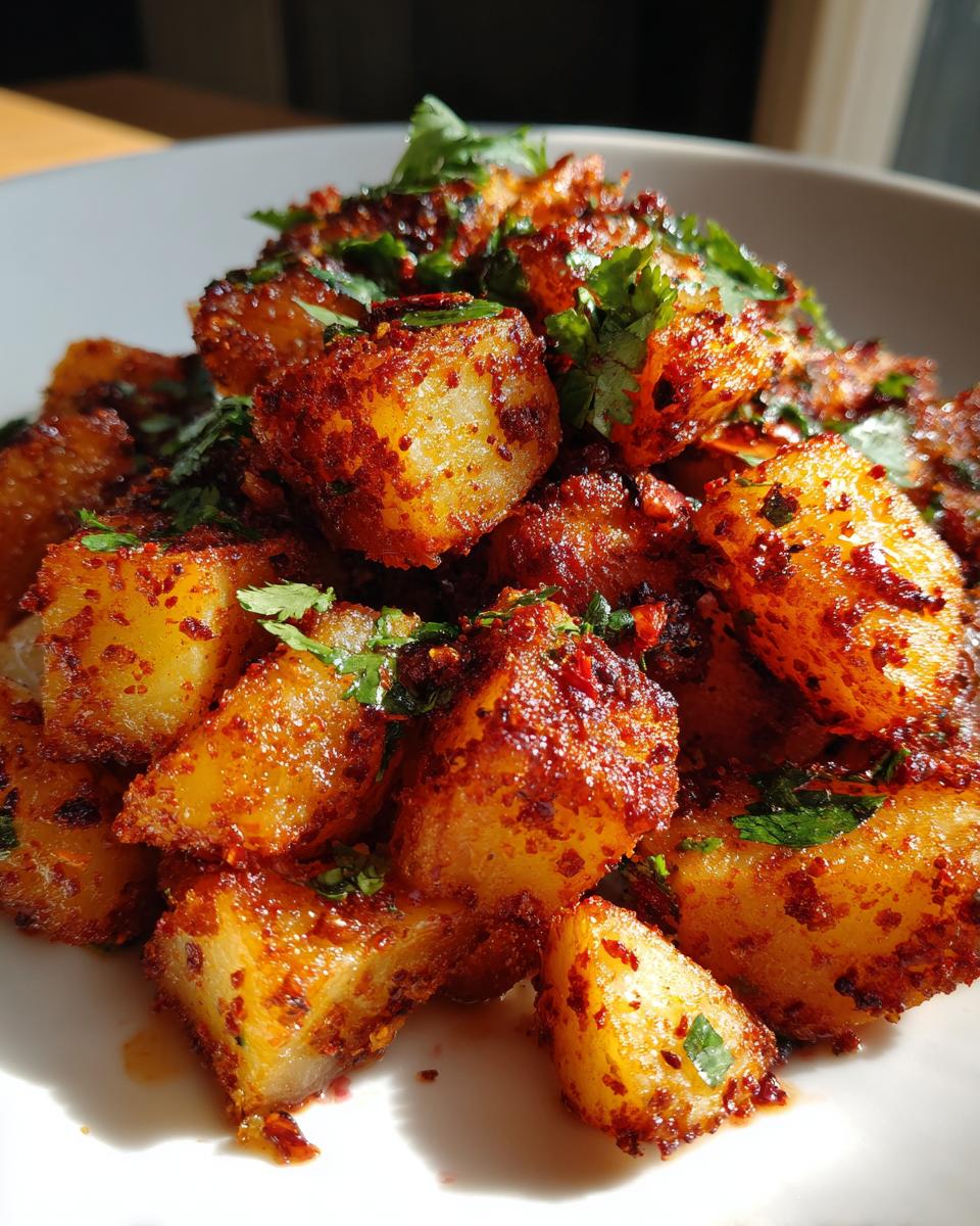 Mexican-Style Street Potatoes (Papas con Chile) - detail 2