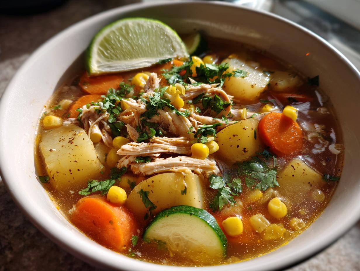 Mexican chicken soup
