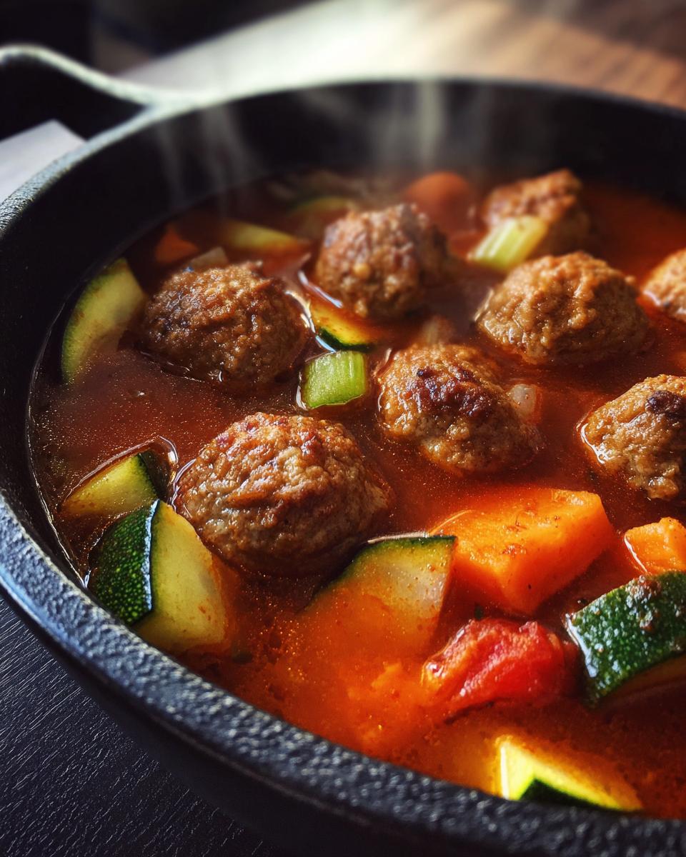 Hearty Mexican Meatball Soup Recipe with 6 Bold Flavors 6 Mexican meatball soup - detail 1