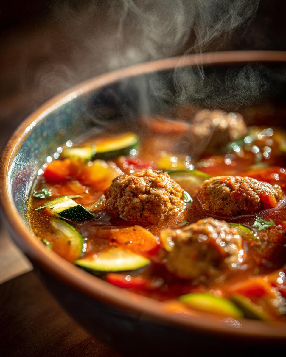 Hearty Mexican Meatball Soup Recipe with 6 Bold Flavors 7 Mexican meatball soup - detail 2