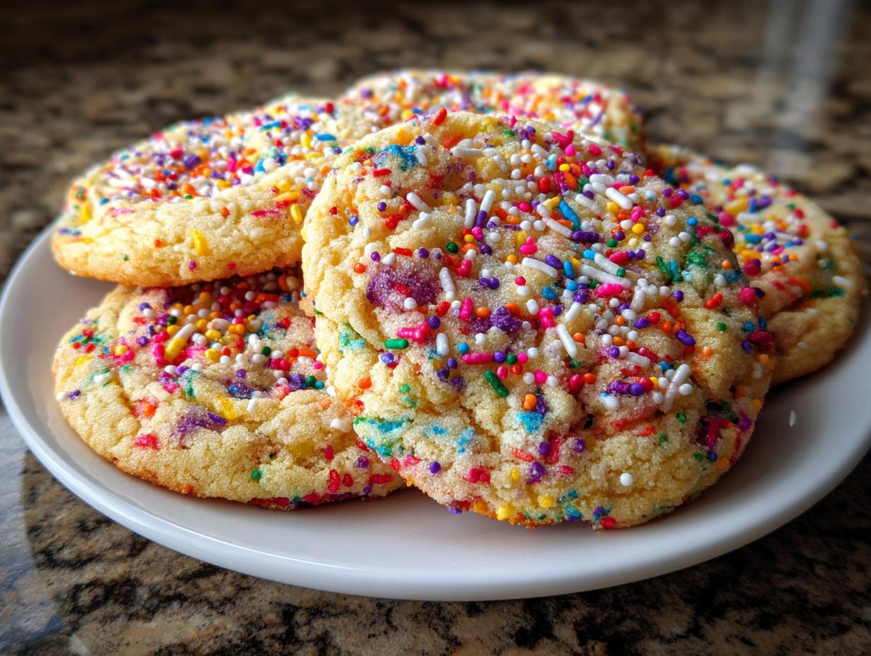 Monster Mash Sprinkle Cookies