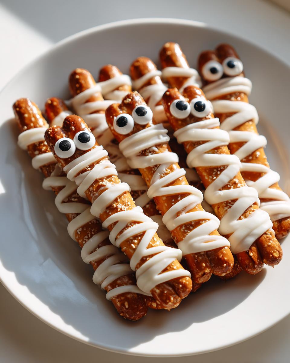 10 Spooky Mummy Pretzel Rods Kids Will Adore 6 Mummy Pretzel Rods - detail 2